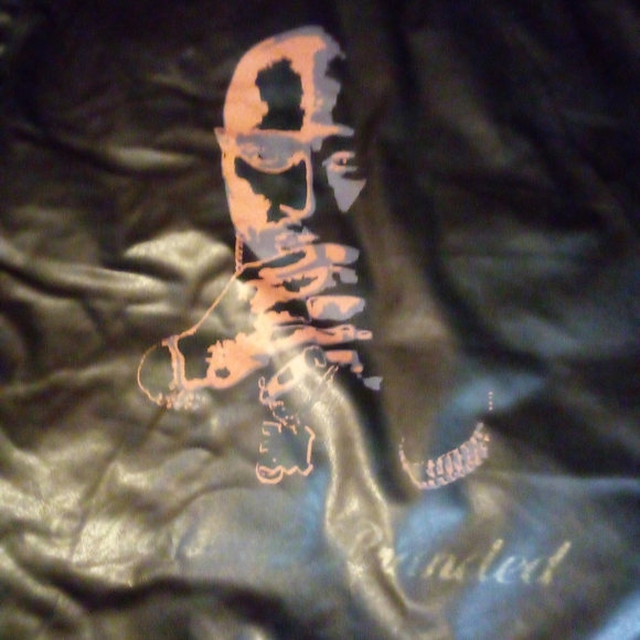 MAKAVELI BRANDED (TUPAC) Signature Series Hooded Faux Leather Coat Men's M Brown - Picture 12 of 13